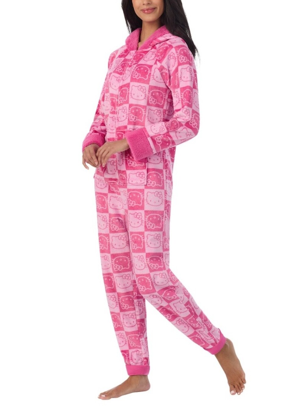 NEW! Hello Kitty Pink One Piece Pajama Size XS